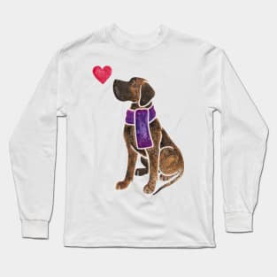 Watercolour Great Dane Long Sleeve T-Shirt